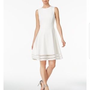 Calvin Klein fit and flare dress